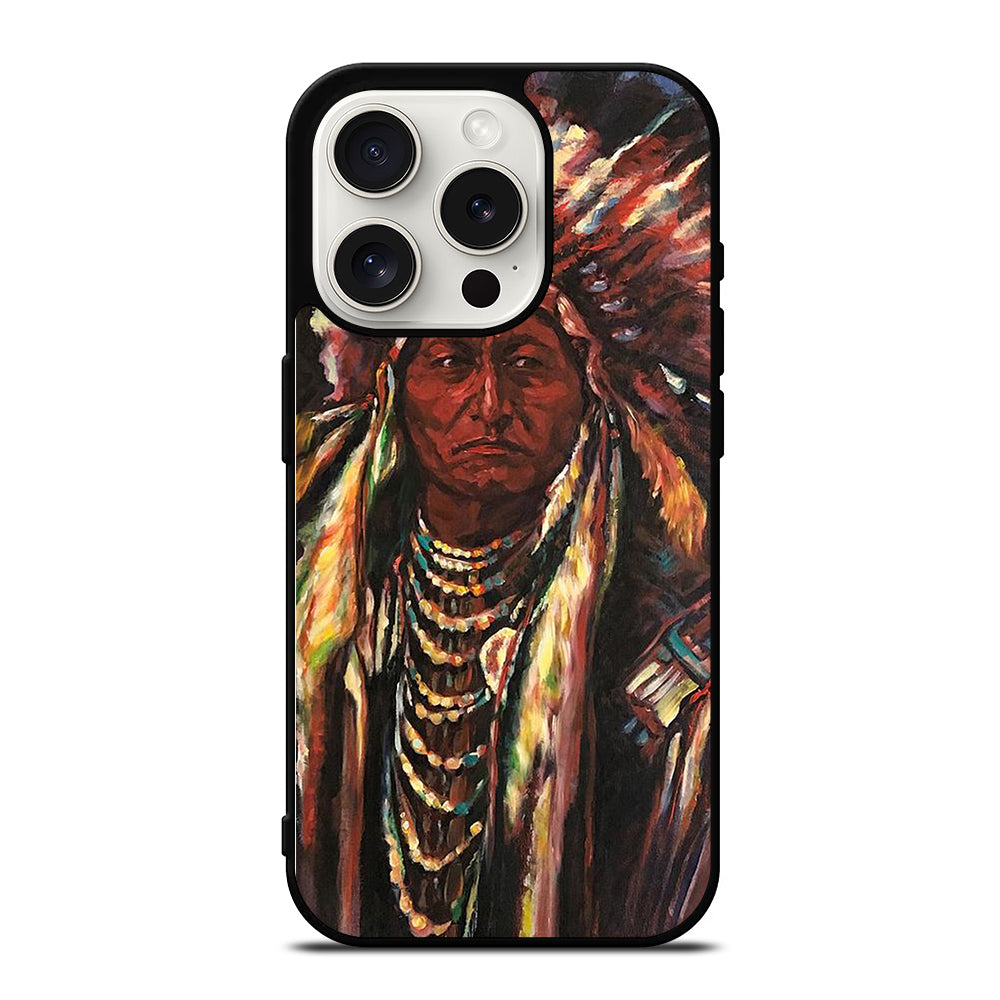 NATIVE AMERICAN PEOPLE ART 2 iPhone 15 Pro Case Cover