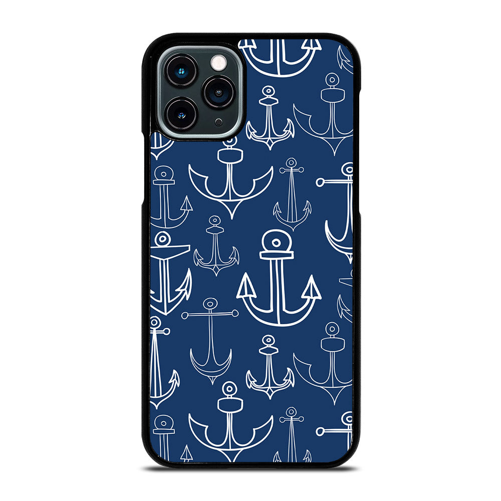 NAUTICAL ANCHOR PATTERN iPhone 11 Pro Case Cover