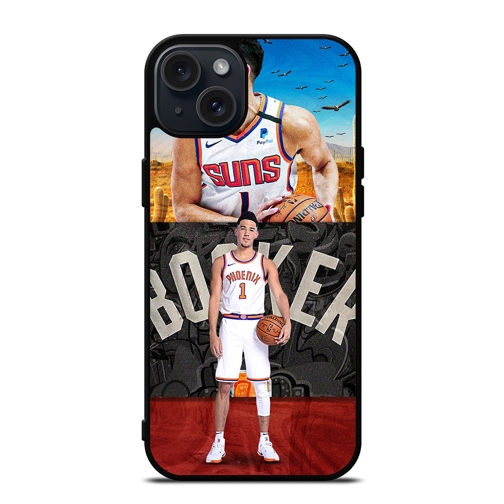 NBA DEVIN BOOKER PHOENIX SUNS BASKETBALL iPhone 15 Plus Case Cover