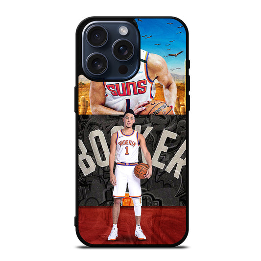 NBA DEVIN BOOKER PHOENIX SUNS BASKETBALL iPhone 15 Pro Max Case Cover