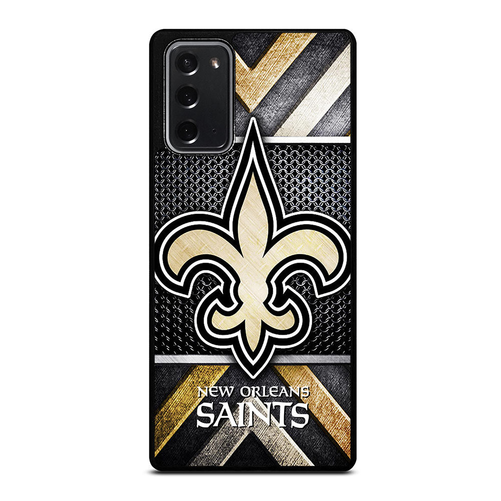 NEW ORLEANS SAINTS METAL LOGO Samsung Galaxy Note 20 Case Cover
