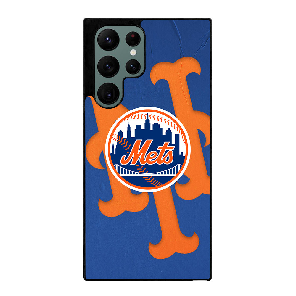 NEW YORK METS LOGO BASEBALL 1 Samsung Galaxy S22 Ultra Case Cover