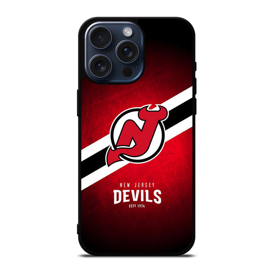 NEW JERSEY DEVILS NHL TEAM 3 iPhone 15 Pro Max Case Cover