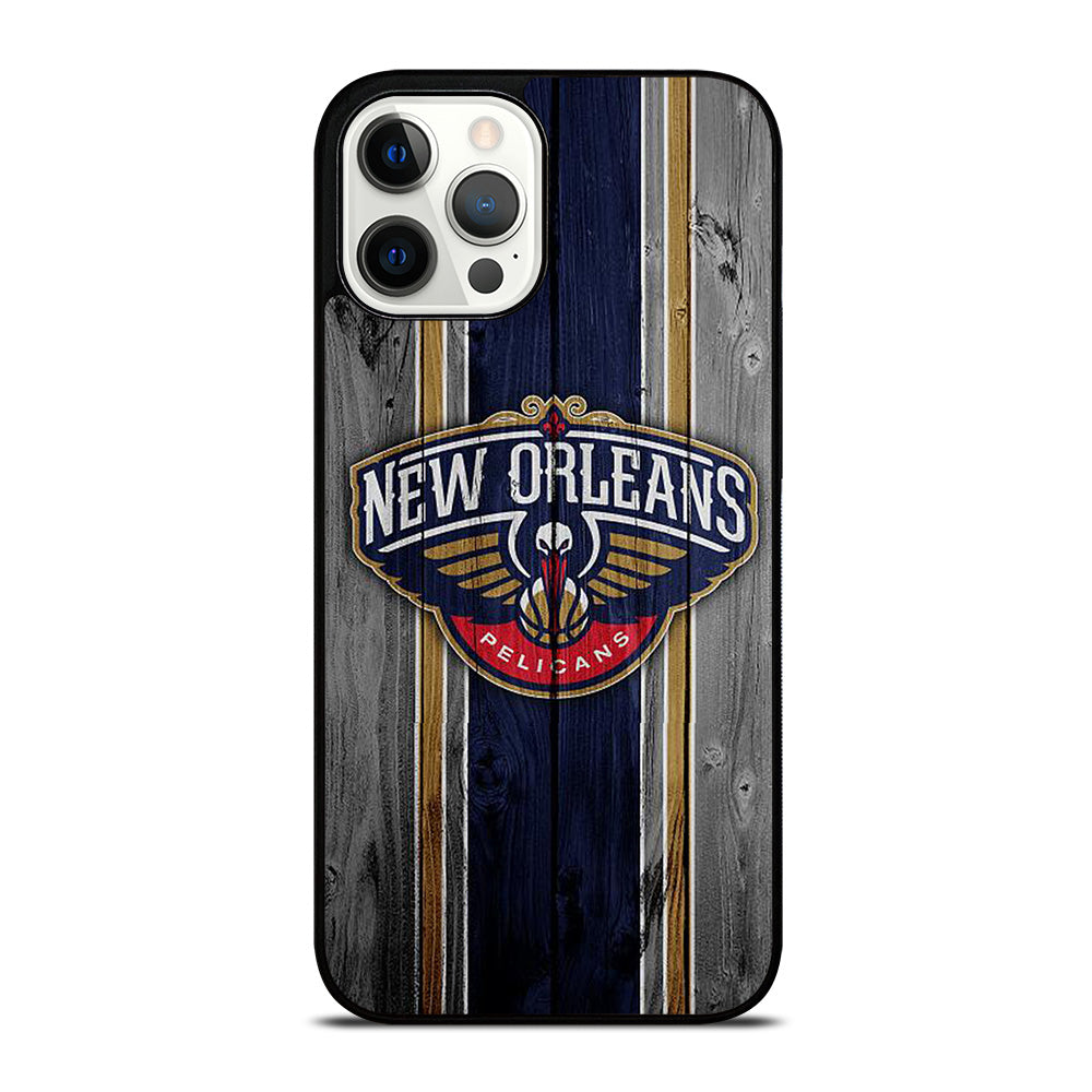 NEW ORLEANS PELICANS WOODEN LOGO iPhone 12 Pro Max Case Cover
