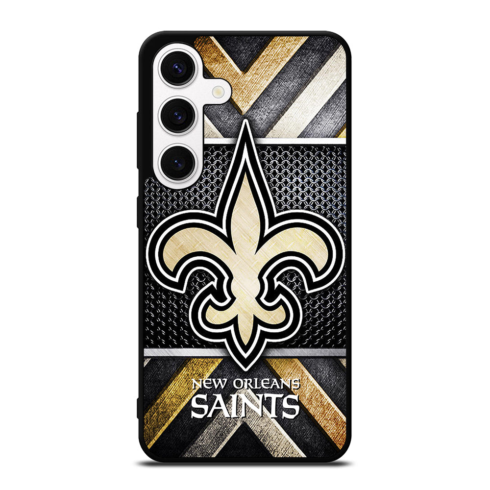 NEW ORLEANS SAINTS METAL LOGO Samsung Galaxy S24 Case Cover