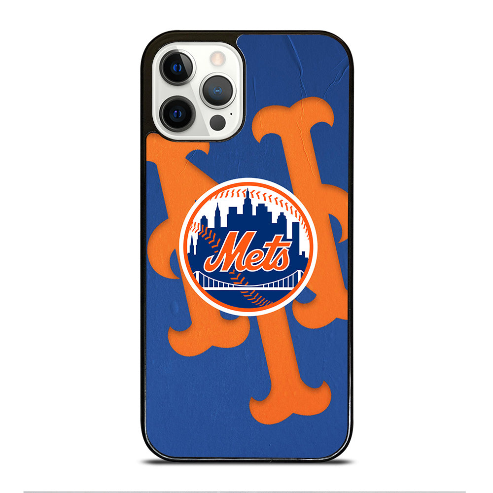 NEW YORK METS LOGO BASEBALL 1 iPhone 12 Pro Case Cover
