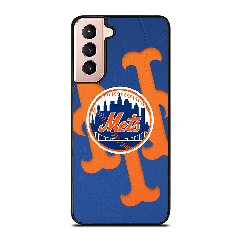 NEW YORK METS LOGO BASEBALL 1 Samsung Galaxy S21 Case Cover