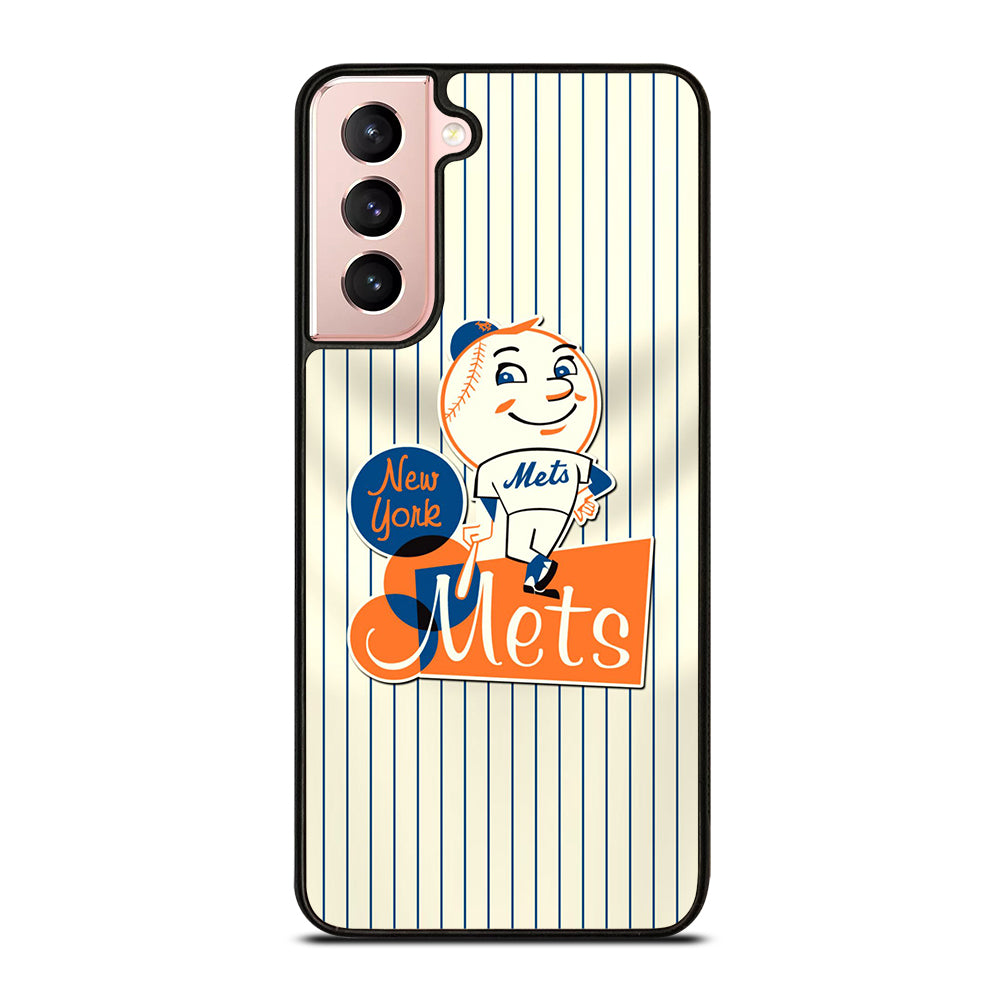NEW YORK METS LOGO BASEBALL 2 Samsung Galaxy S21 Case Cover