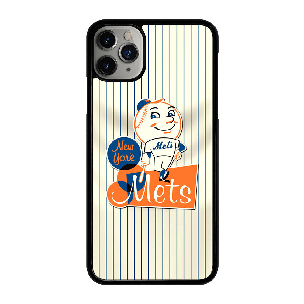 NEW YORK METS LOGO BASEBALL 2 iPhone 11 Pro Max Case Cover