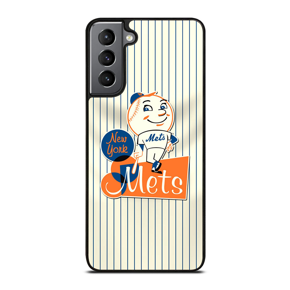 NEW YORK METS LOGO BASEBALL 2 Samsung Galaxy S21 Plus Case Cover