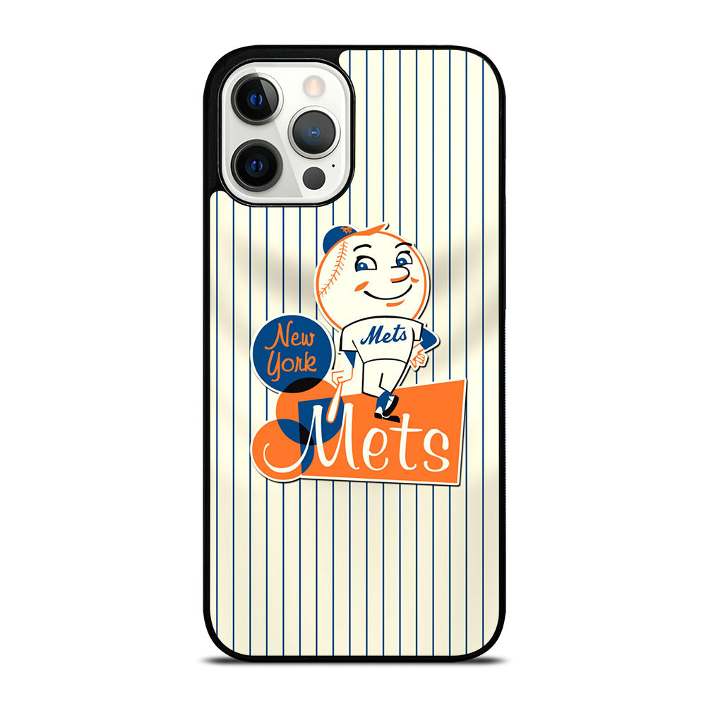 NEW YORK METS LOGO BASEBALL 2 iPhone 12 Pro Max Case Cover
