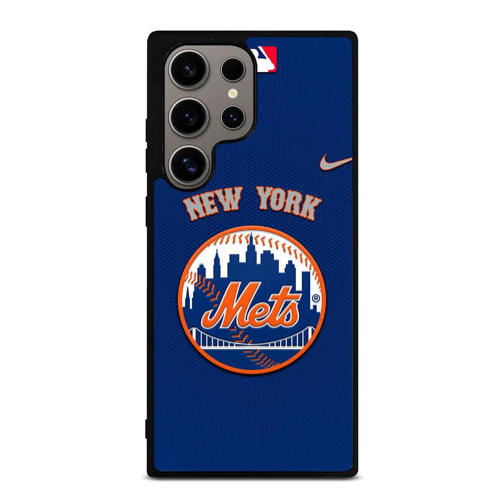 NEW YORK METS LOGO BASEBALL 3 Samsung Galaxy S24 Ultra Case Cover