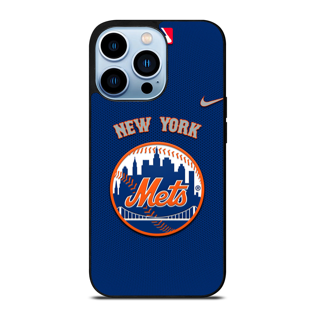 NEW YORK METS LOGO BASEBALL 3 iPhone 13 Pro Max Case Cover
