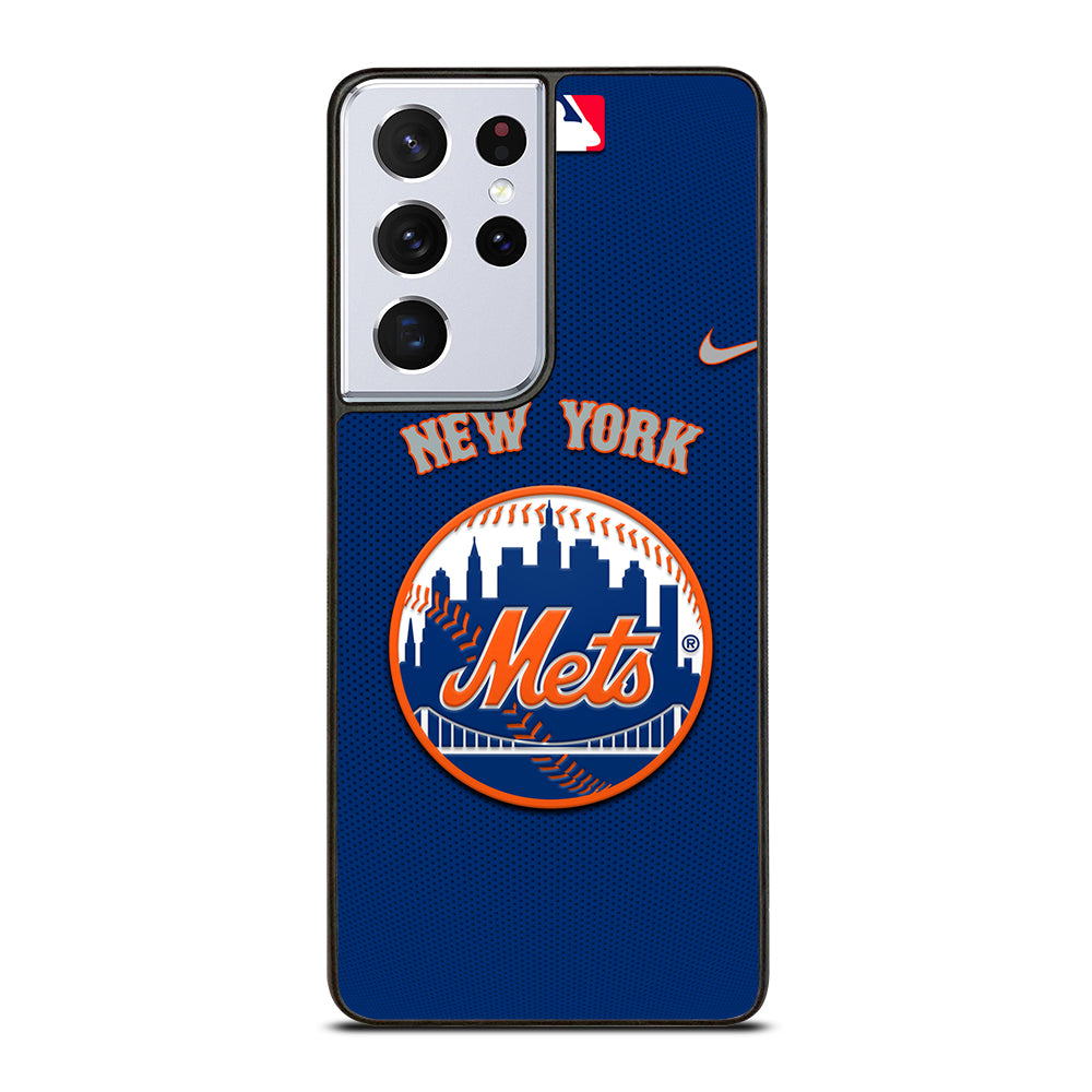 NEW YORK METS LOGO BASEBALL 3 Samsung Galaxy S21 Ultra Case Cover