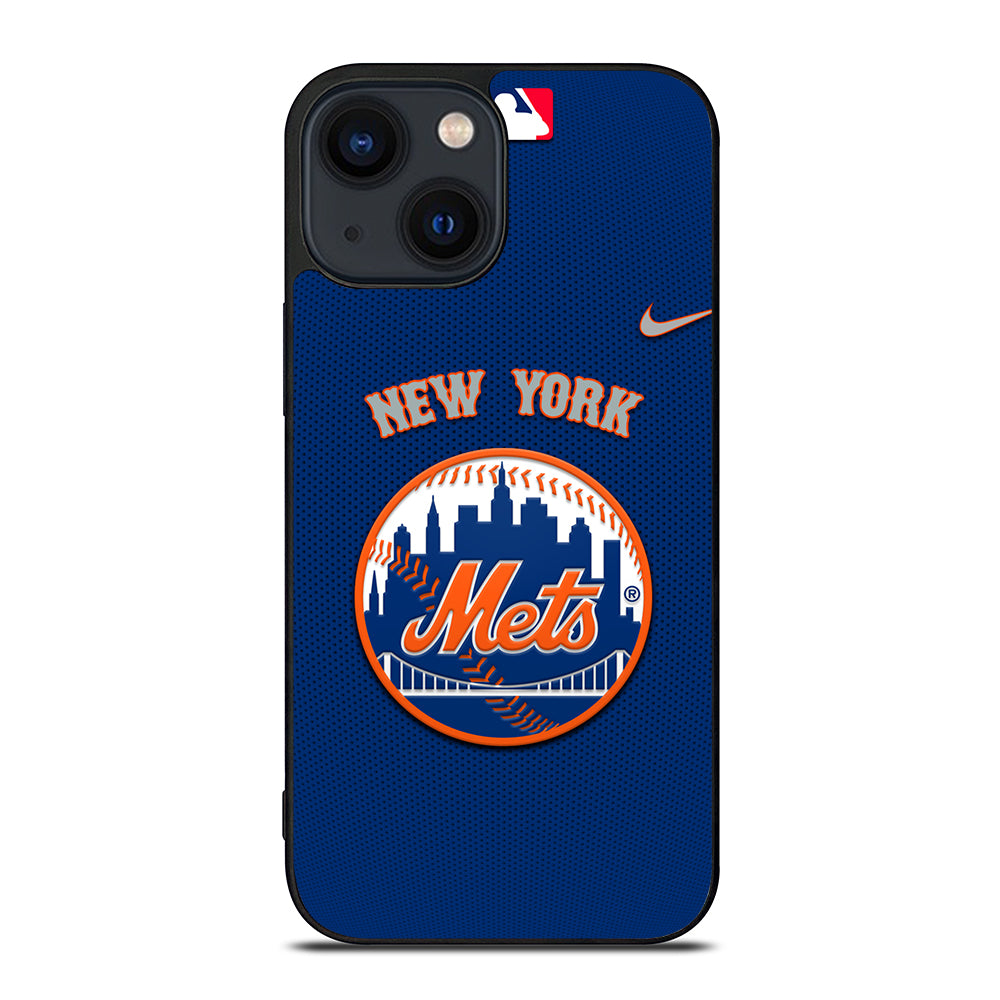 NEW YORK METS LOGO BASEBALL 3 iPhone 14 Plus Case Cover