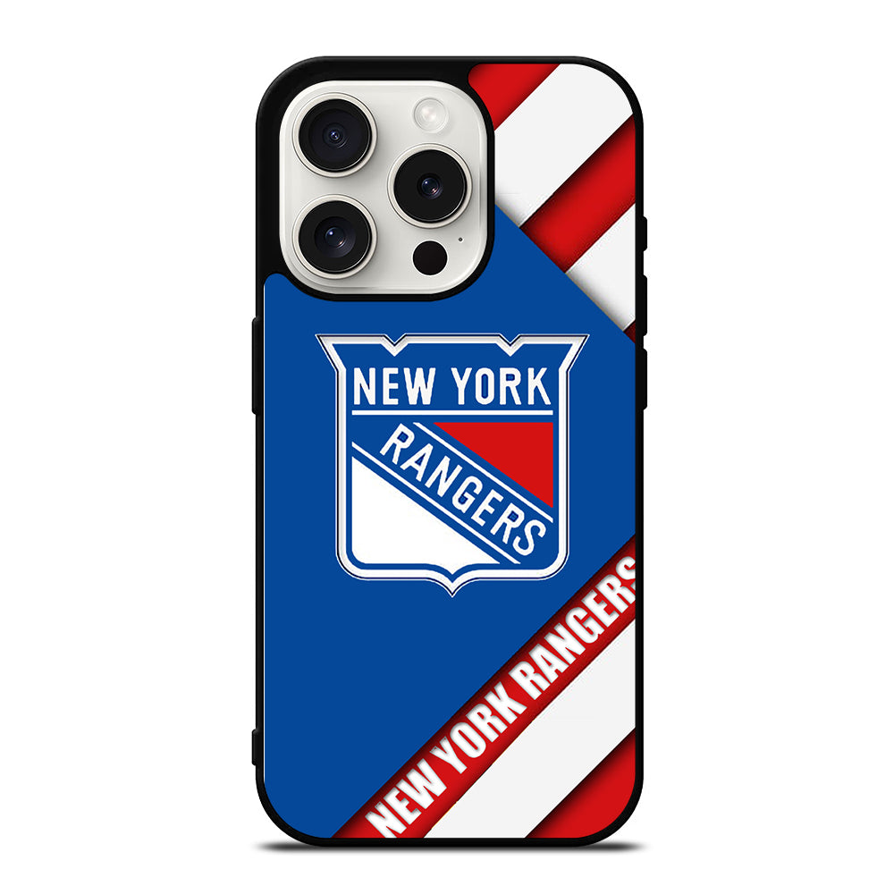 NEW YORK RANGERS HOCKEY NHL iPhone 15 Pro Case Cover