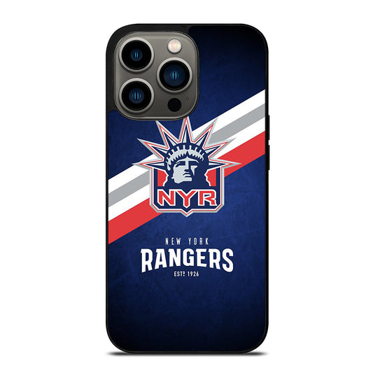 NEW YORK RANGERS LOGO HOCKEY 1 iPhone 13 Pro Case Cover