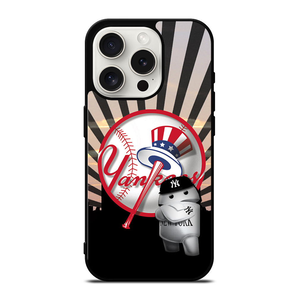 NEW YORK YANKEES MLB LOGO 3 iPhone 15 Pro Case Cover