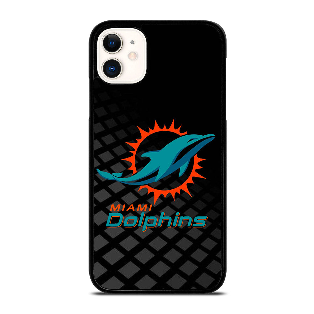 NFL MIAMI DOLPHINS LOGO 3 iPhone 11 Case Cover