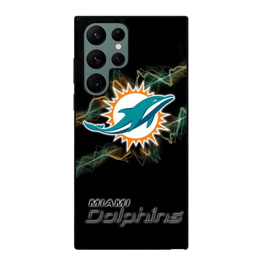 NFL MIAMI DOLPHINS LOGO Samsung Galaxy S22 Ultra Case Cover