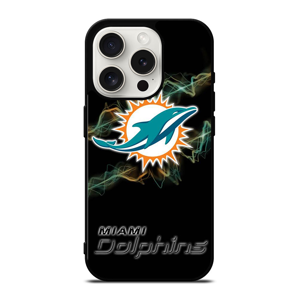 NFL MIAMI DOLPHINS LOGO 2 iPhone 15 Pro Case Cover