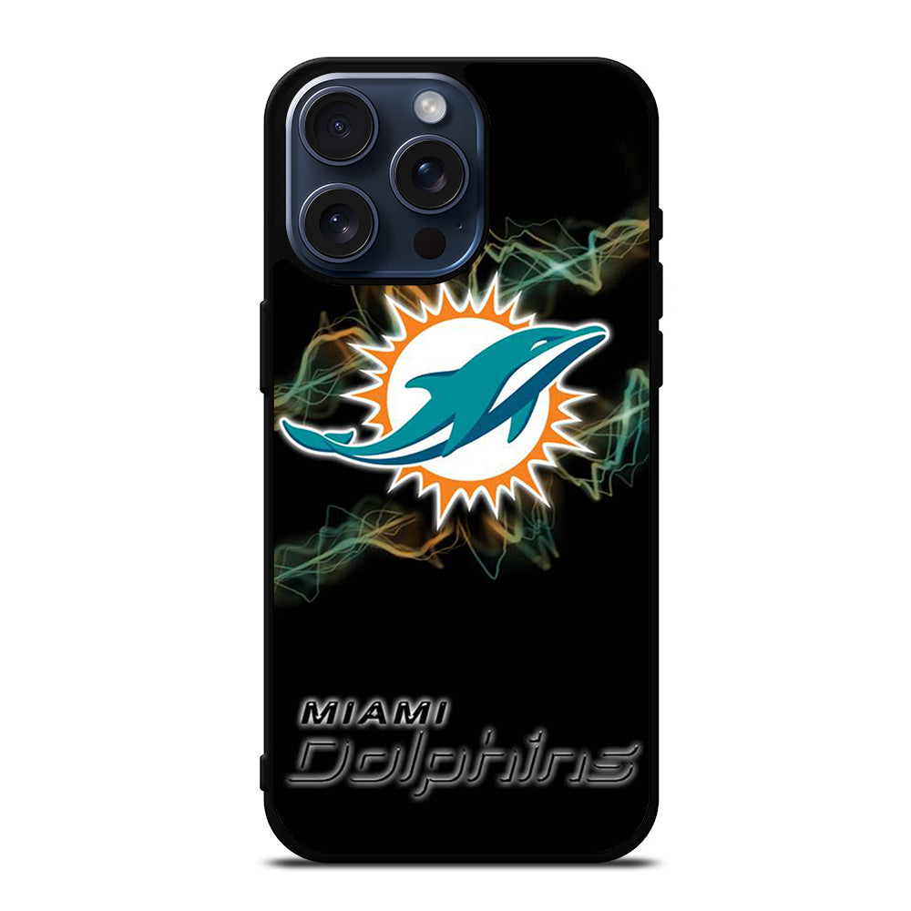 NFL MIAMI DOLPHINS LOGO 2 iPhone 15 Pro Max Case Cover