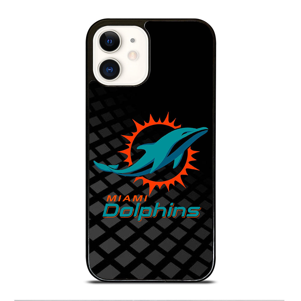 NFL MIAMI DOLPHINS LOGO 3 iPhone 12 Case Cover