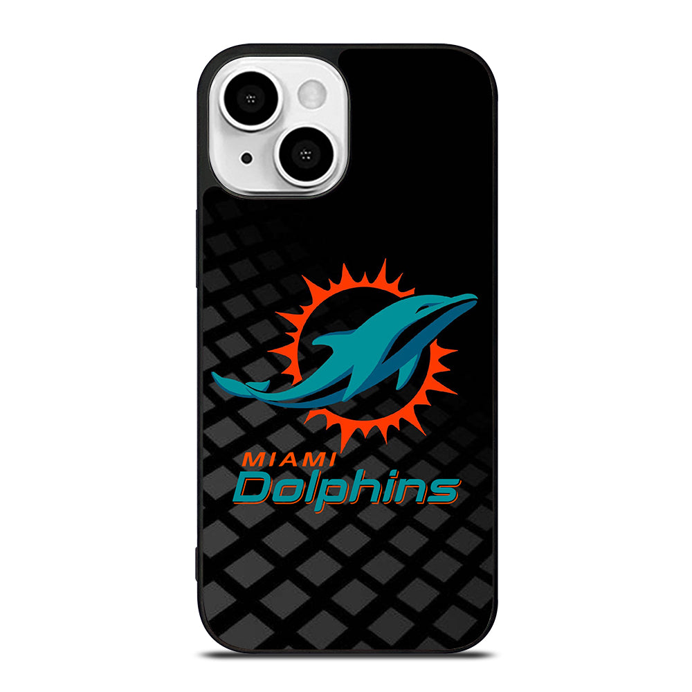 NFL MIAMI DOLPHINS LOGO 3 iPhone 13 Mini Case Cover