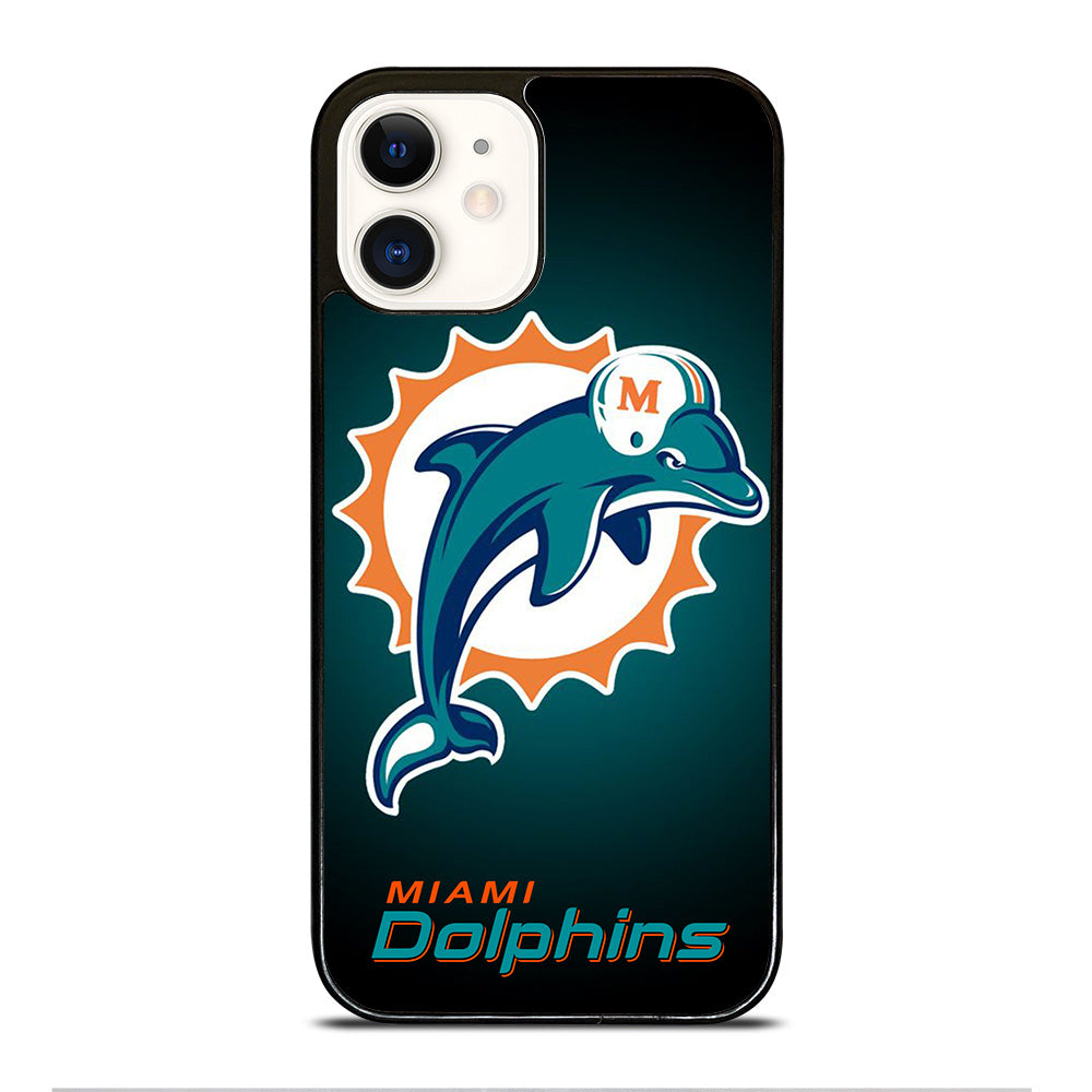 NFL MIAMI DOLPHINS LOGO 4 iPhone 12 Case Cover