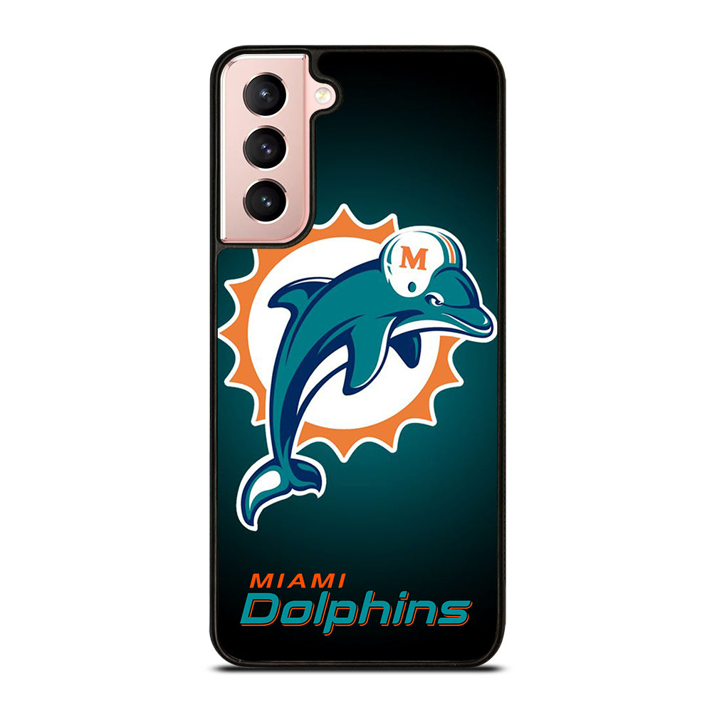 NFL MIAMI DOLPHINS LOGO 4 Samsung Galaxy S21 Case Cover