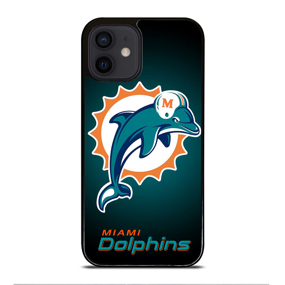 NFL MIAMI DOLPHINS LOGO 4 iPhone 12 Mini Case Cover
