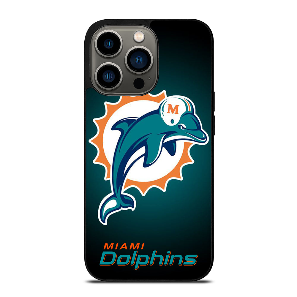 NFL MIAMI DOLPHINS LOGO 4 iPhone 13 Pro Case Cover
