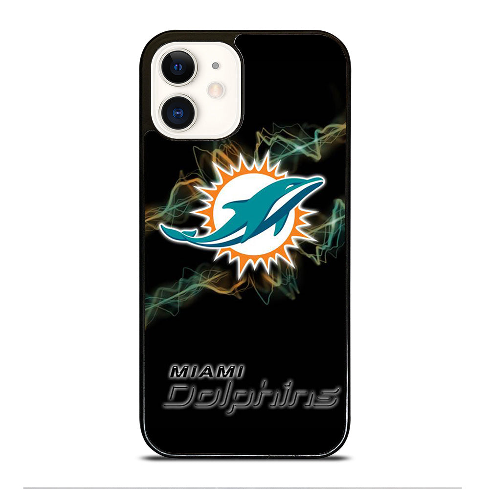 NFL MIAMI DOLPHINS LOGO iPhone 12 Case Cover