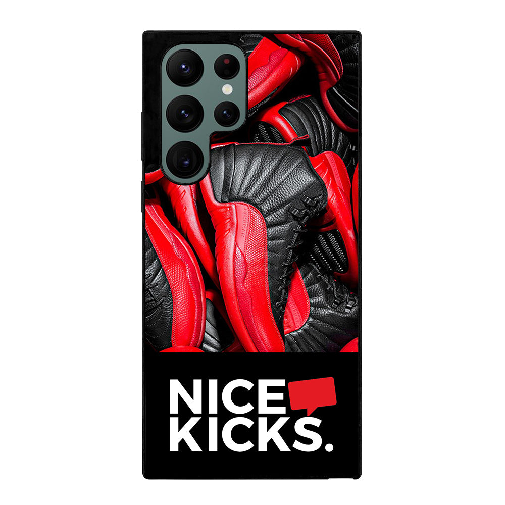 NICE KICKS SNEAKERS LOGO Samsung Galaxy S22 Ultra Case Cover