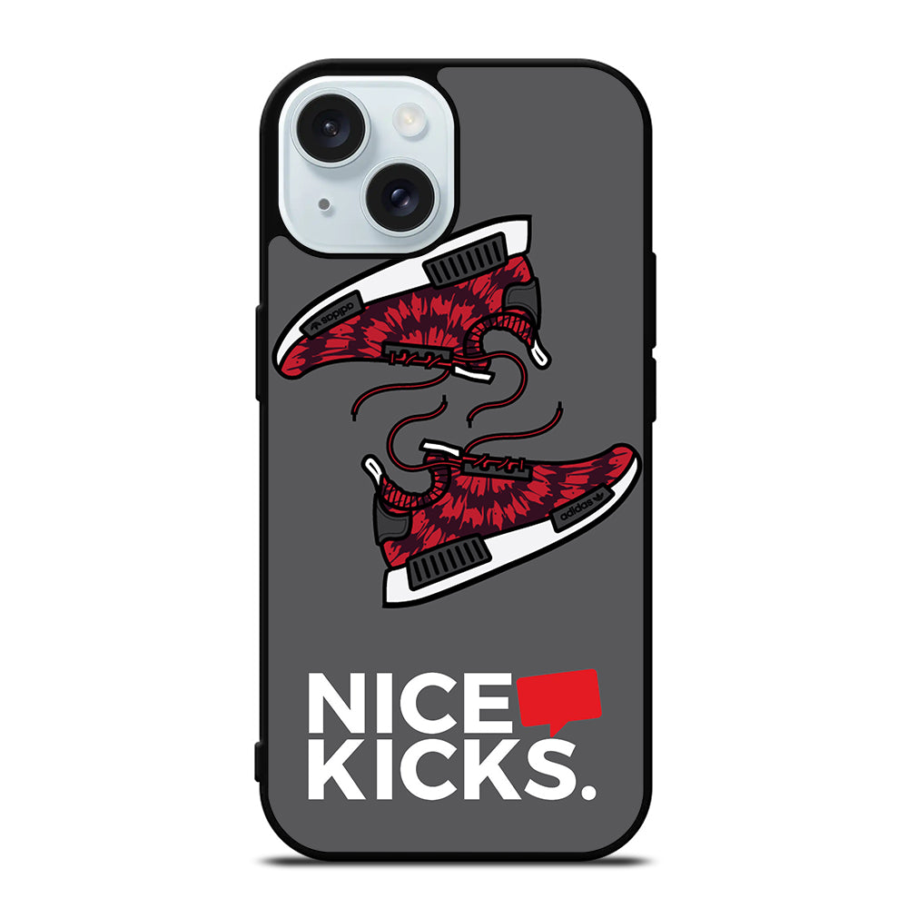 NICE KICKS SNEAKERS LOGO 2 iPhone 15 Case Cover