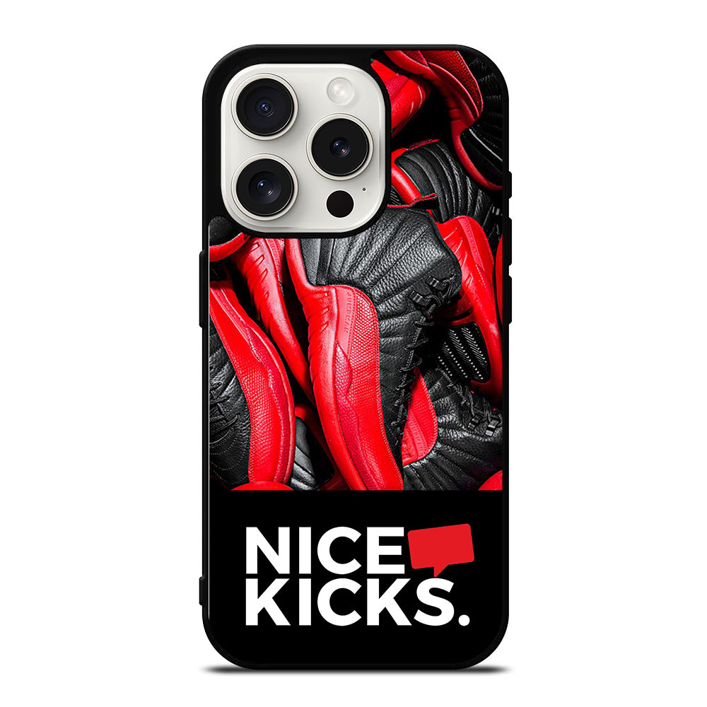 NICE KICKS SNEAKERS LOGO iPhone 15 Pro Case Cover