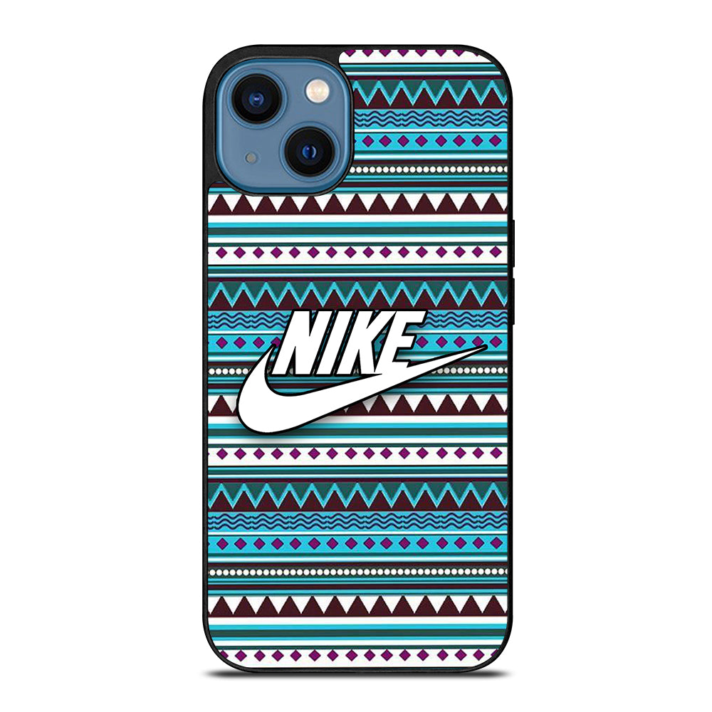 NIKE AZTEC PATTERN 3 iPhone 14 Case Cover