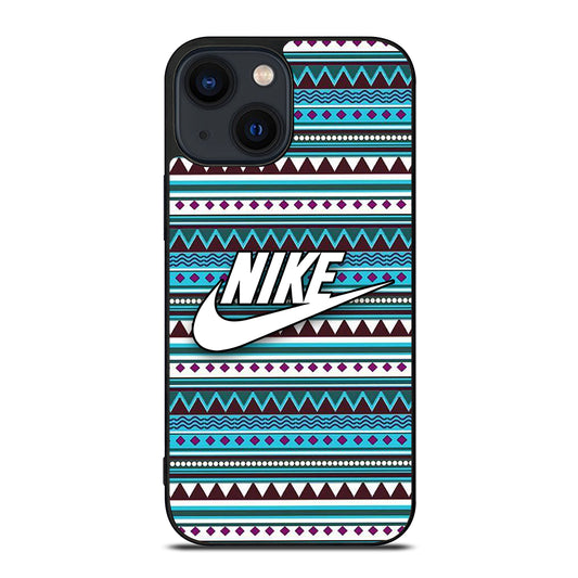 NIKE AZTEC PATTERN 3 iPhone 14 Plus Case Cover