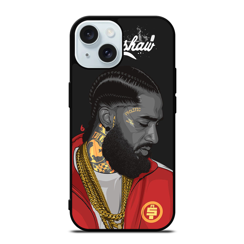 NIPSEY HUSSLE RAPPER ART iPhone 15 Case Cover