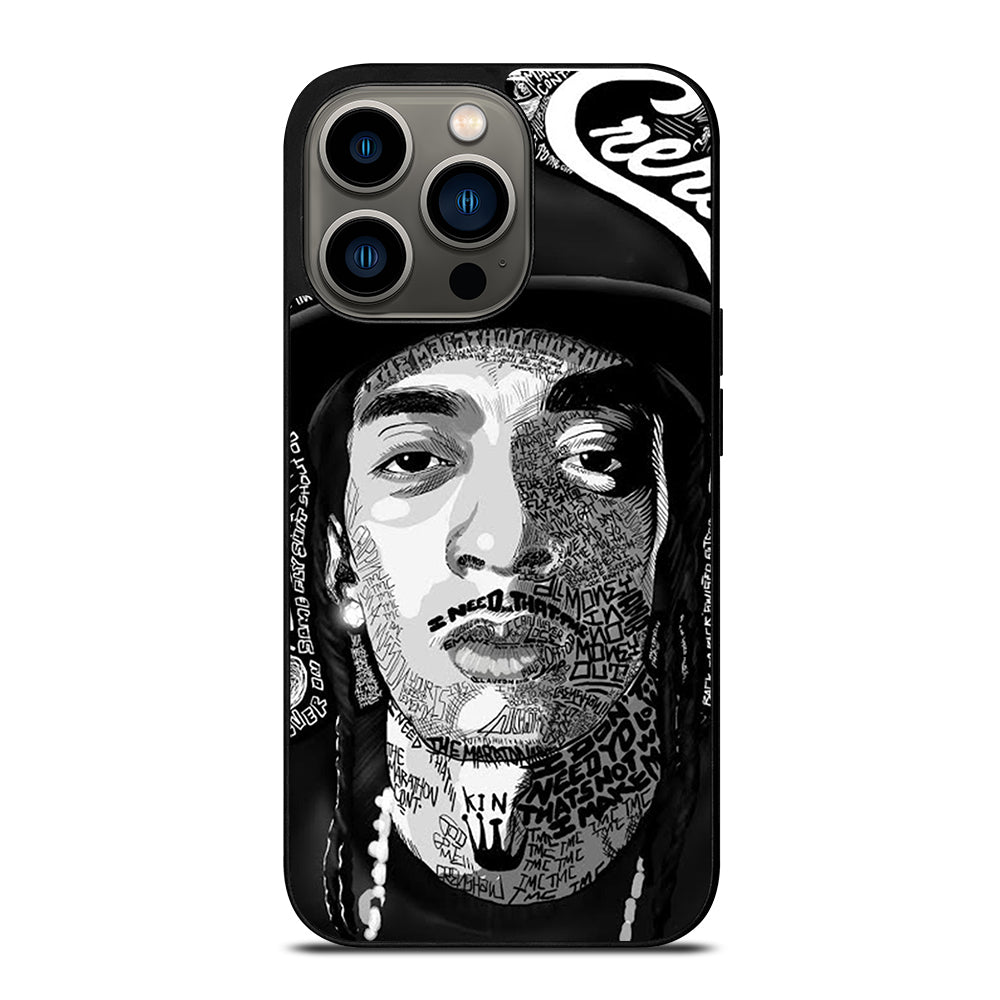 NIPSEY HUSSLE RAPPER QUOTE iPhone 13 Pro Case Cover
