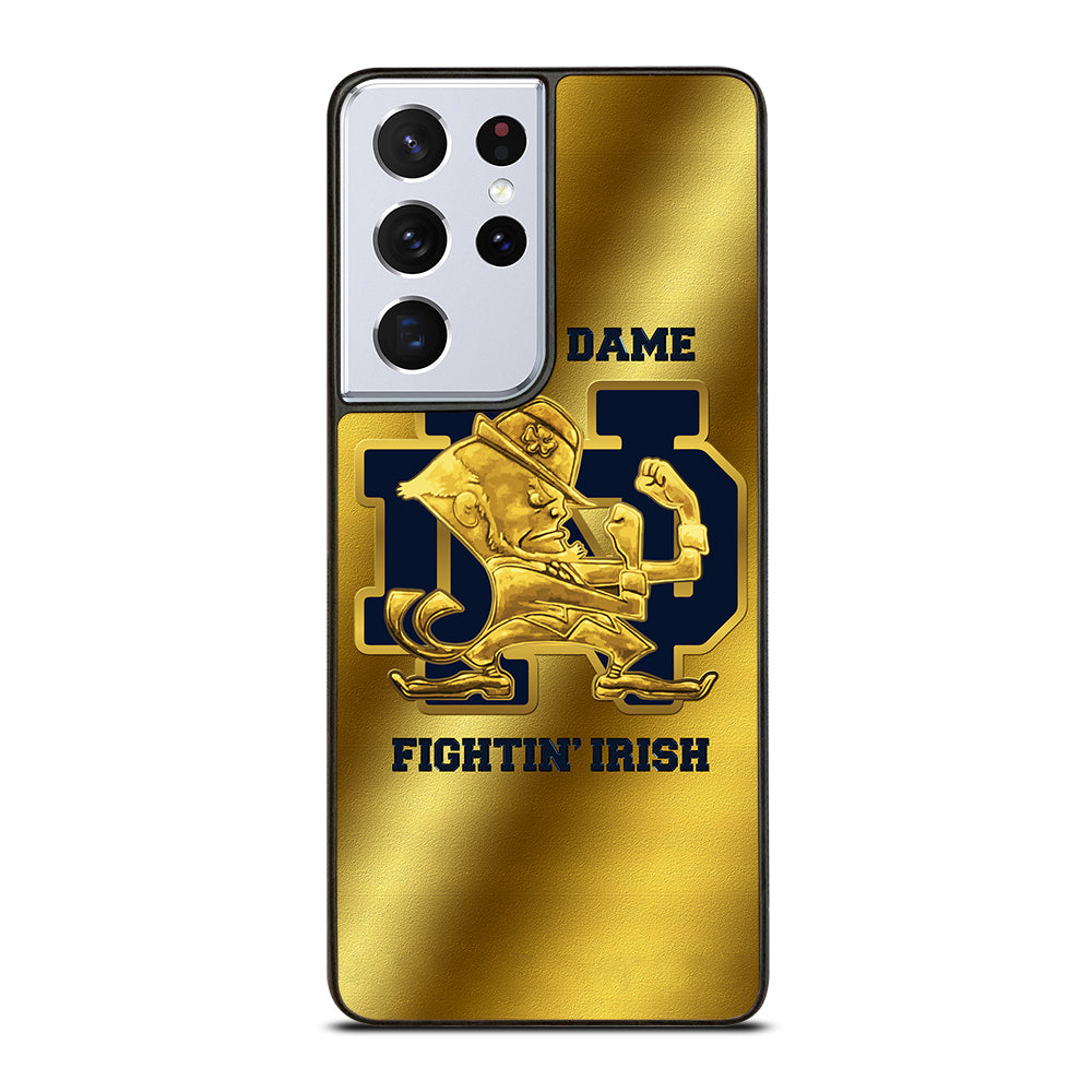 NOTRE DAME FIGHTING IRISH GOLD LOGO Samsung Galaxy S21 Ultra Case Cover