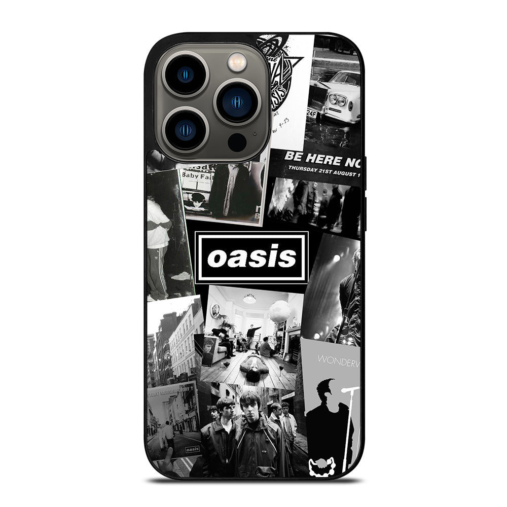 OASIS ROCK BAND COLLAGE iPhone 13 Pro Case Cover
