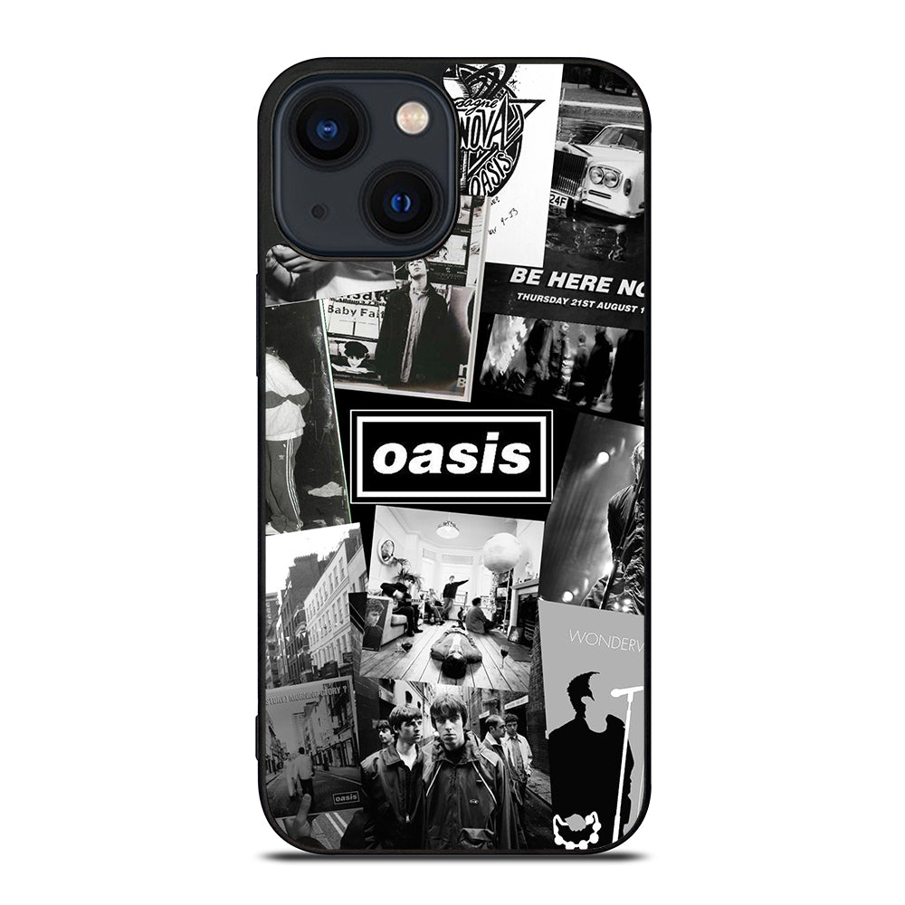 OASIS ROCK BAND COLLAGE iPhone 14 Plus Case Cover