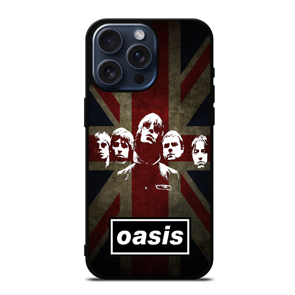 OASIS ROCK BAND iPhone 15 Pro Max Case Cover