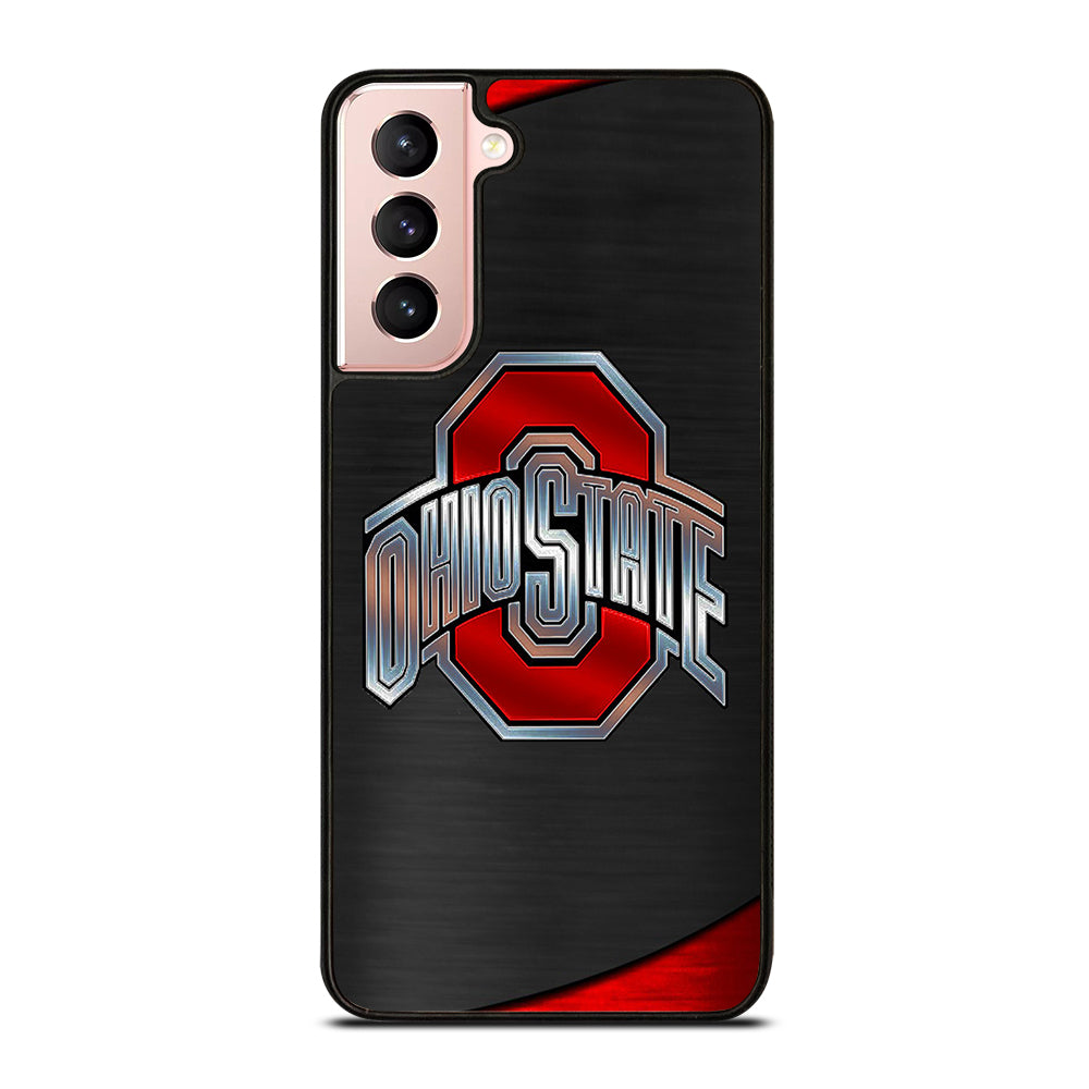 OHIO STATE BUCKEYES METAL LOGO Samsung Galaxy S21 Case Cover