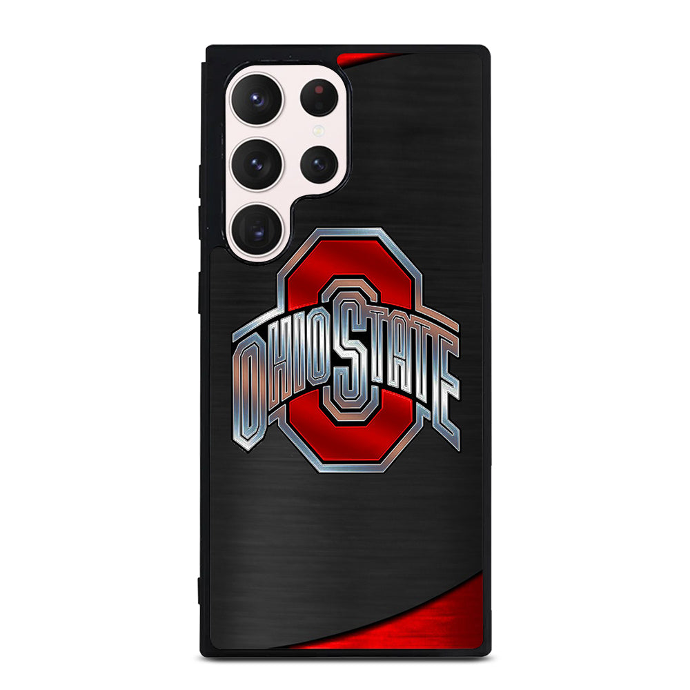 OHIO STATE BUCKEYES METAL LOGO Samsung Galaxy S23 Ultra Case Cover