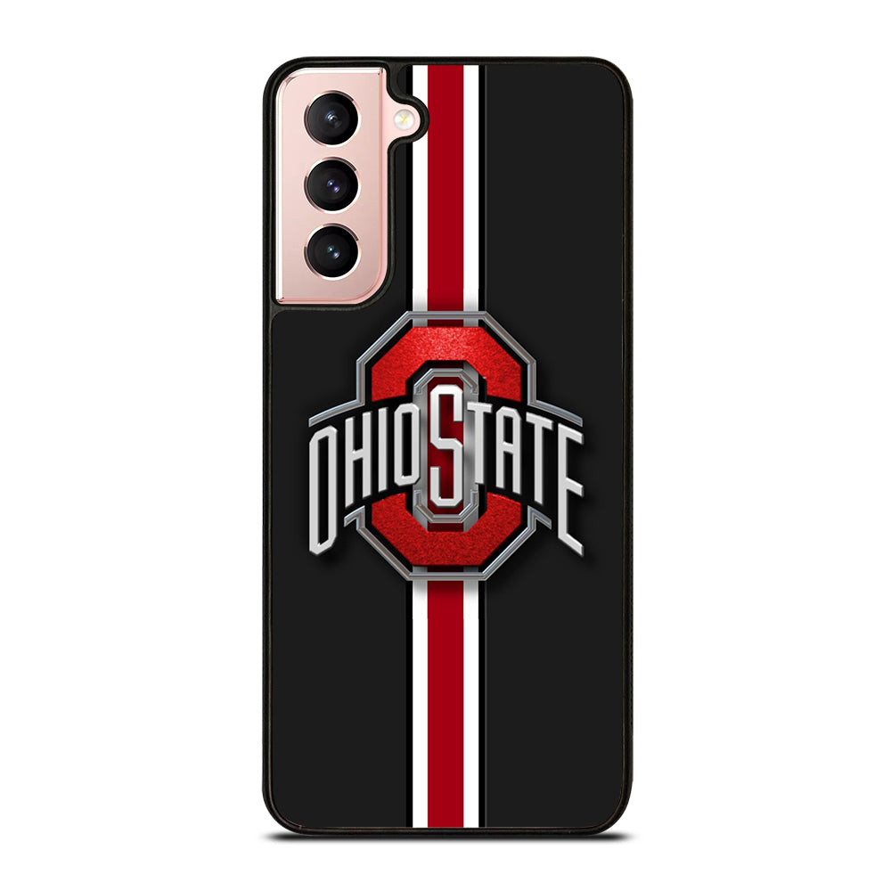 OHIO STATE BUCKEYES STRIPE LOGO Samsung Galaxy S21 Case Cover