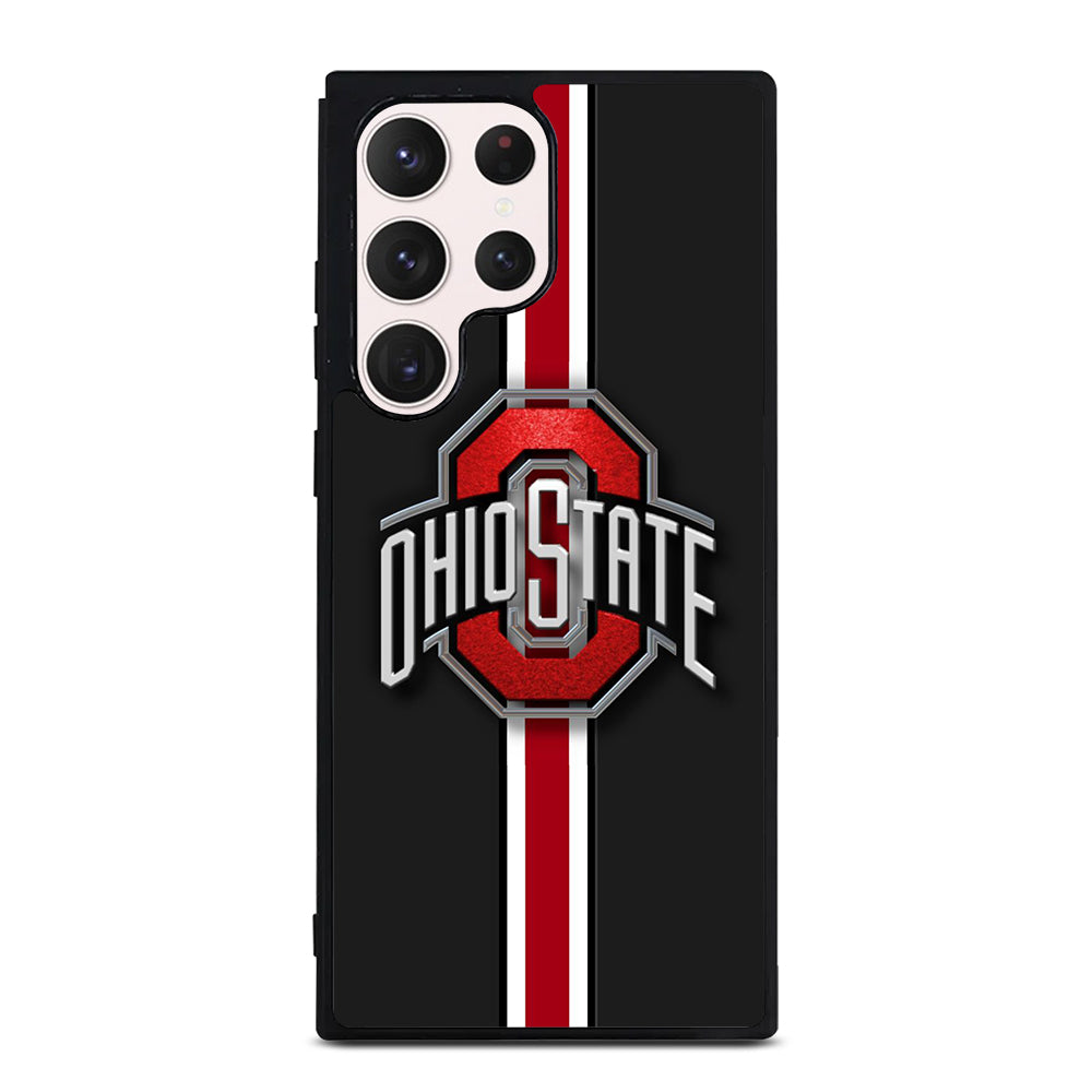 OHIO STATE BUCKEYES STRIPE LOGO Samsung Galaxy S23 Ultra Case Cover