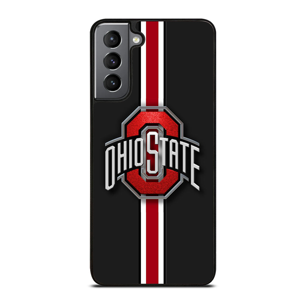 OHIO STATE BUCKEYES STRIPE LOGO Samsung Galaxy S21 Plus Case Cover