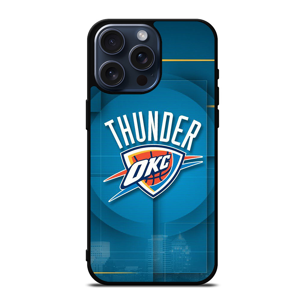 OKLAHOMA CITY THUNDER LOGO 2 iPhone 15 Pro Max Case Cover